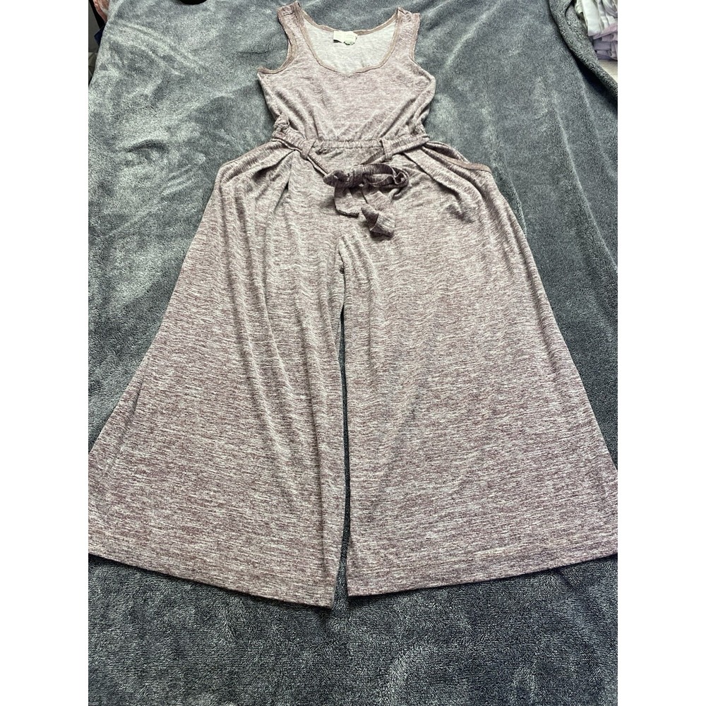 Saturday/Sunday by Anthropologie Wide-Leg Knit Jumpsuit With Pockets Size XS - Picture 3 of 10